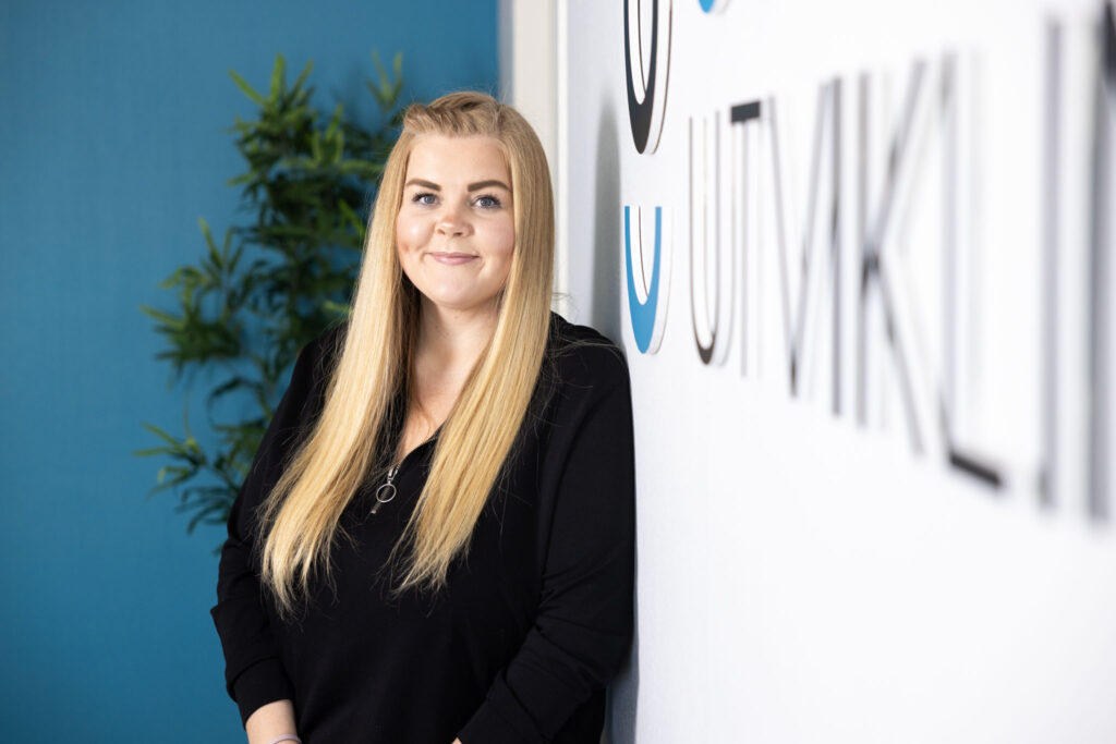 Kaia Martine Holter Håkonsen, mediegrafiker og partner i Guru Utvikling
